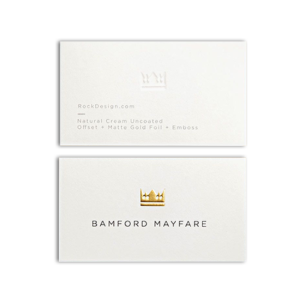 Natural Uncoated Business Cards