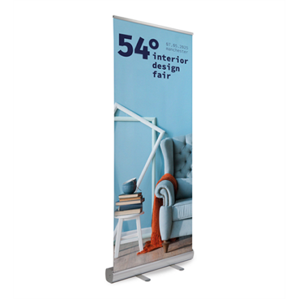 Outdoor roller banners