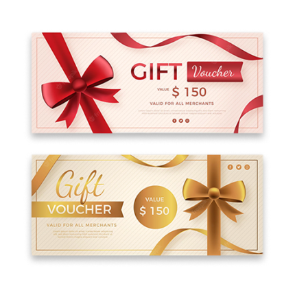 custom gift voucher wholesale