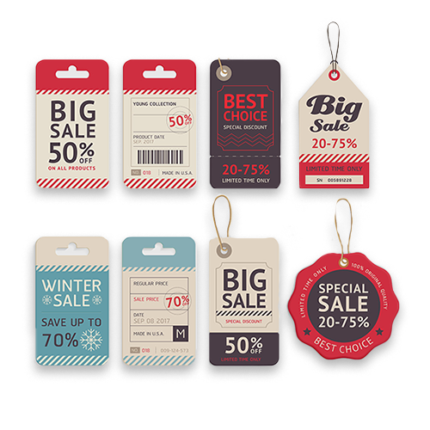 custom price tags wholesale