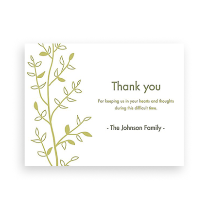 custom thank you cards