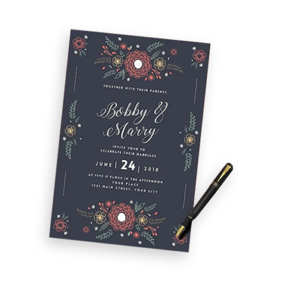 printed wedding cards